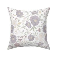 Lightened / Softened "Sat. Autumn Meadow Floral" - Lightened for soft appearance