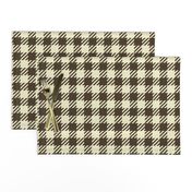 FS Autumn Rain Fall Brown and Cream Plaid Check