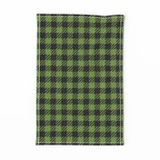 FS Autumn Rain Fall Olive and Black Plaid Check