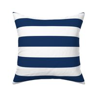 FS Two Inch Wide Admiral Navy and White Stripes