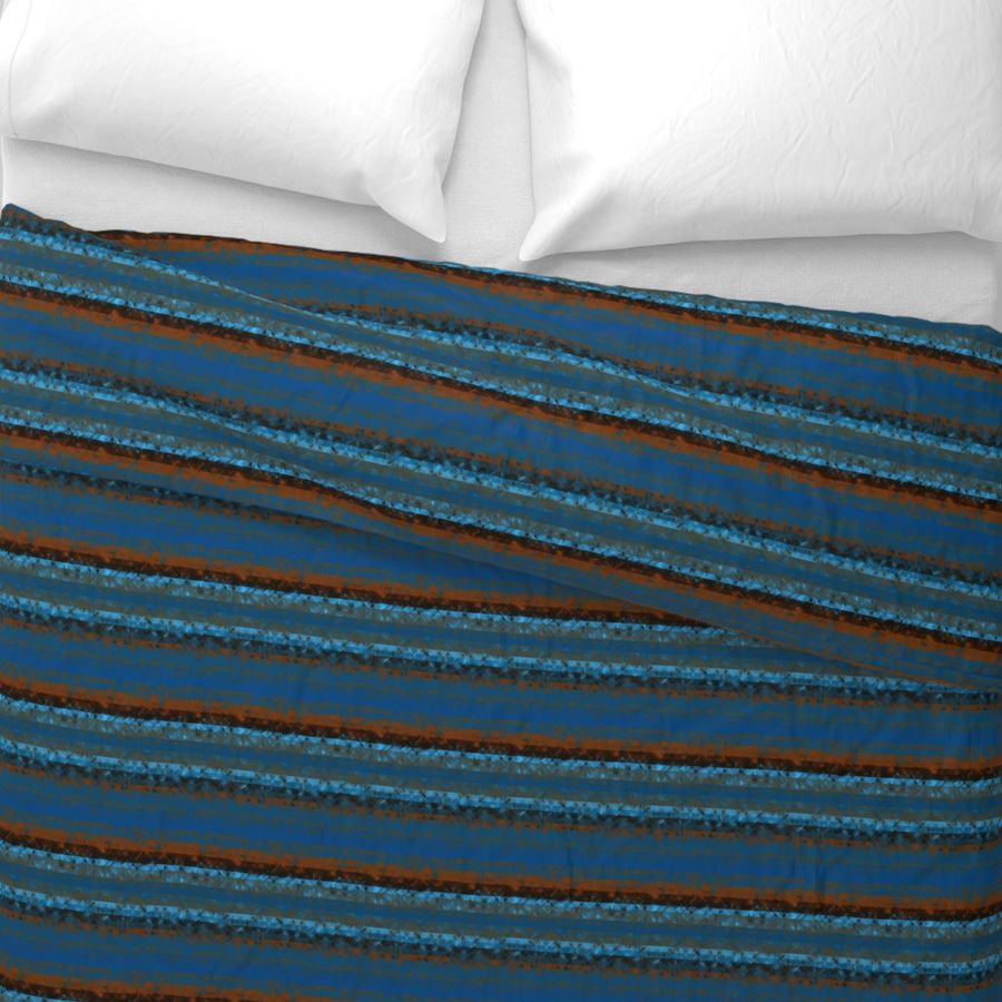 Dark Blue Textured Stripes