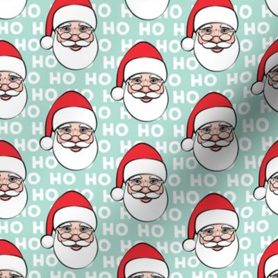 Santa Claus - aqua ho ho ho - Christmas