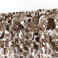 English Floral Brown2