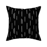 Minimal stripes grid strokes scandinavian abstract black and white