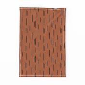 Minimal stripes grid strokes scandinavian abstract autumn copper design