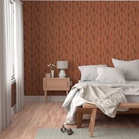 Minimal stripes grid strokes scandinavian abstract autumn copper design