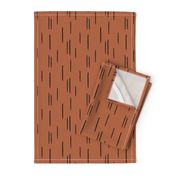 Minimal stripes grid strokes scandinavian abstract autumn copper design