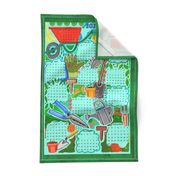 2024 Gardening Year Tea Towel