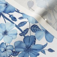 2024 Blue Roses Tea Towel Calendar