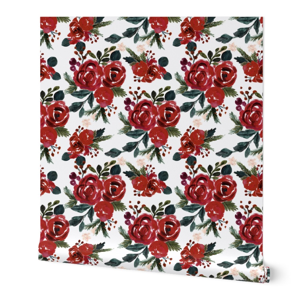 vintage holiday floral