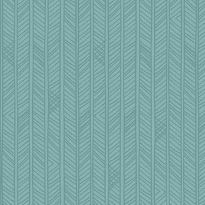 Chevron Birch Teal