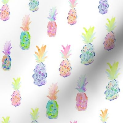 indy bloom design pineapple party white 