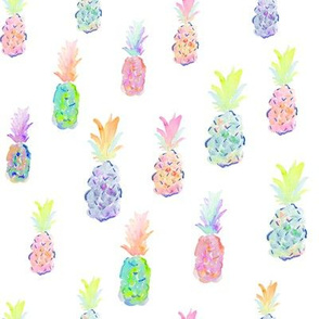 indy bloom design pineapple party white 