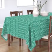 Arcadia Green Batik Geometric