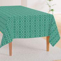 Arcadia Green Batik Geometric