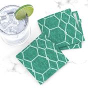 Arcadia Green Batik Geometric