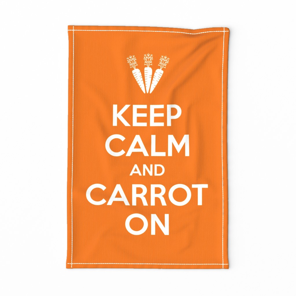 Carrot On Tea Towel