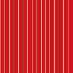 Stripes Gold Red