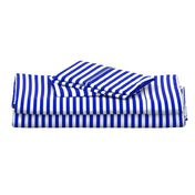 1/2" Horozontal Cobalt Blue and White Stripe