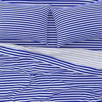 1/2" Horozontal Cobalt Blue and White Stripe