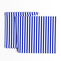 1/2" Horozontal Cobalt Blue and White Stripe