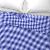 1/2" Cobalt Blue and White Checkerboard Squares