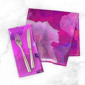 Abstract Painterly Fuchsia , abstract pink , purple watercolor