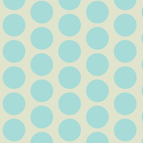 Retro Goldfish - Vintage Teal Dots
