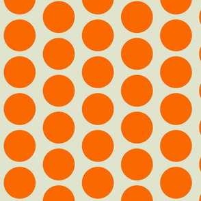 Retro Goldfish - Burnt Orange Dots
