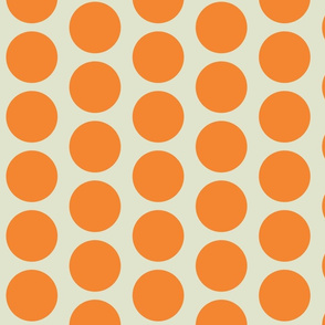 Retro Goldfish - Orange Dots
