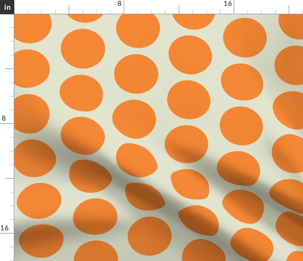 Retro Goldfish - Orange Dots

