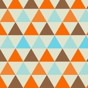 Retro Goldfish -  Triangle Pattern