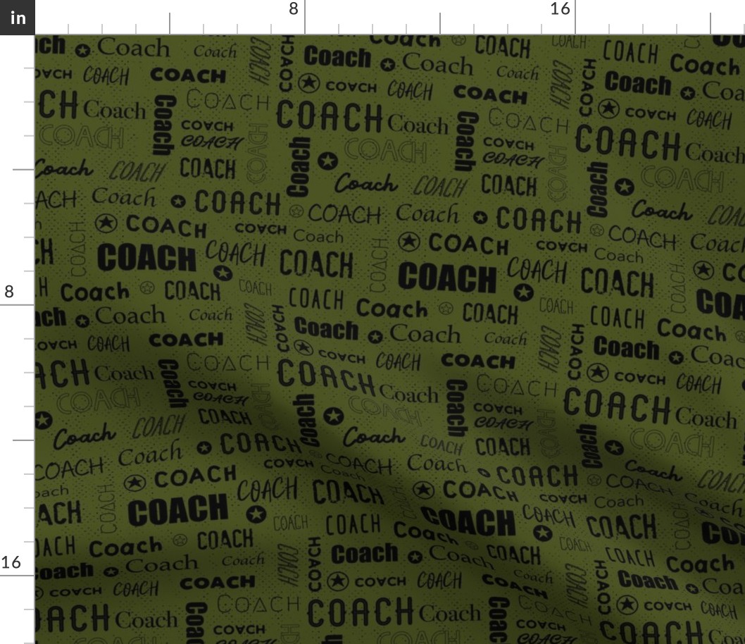 Coach - Army Green