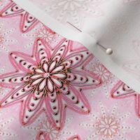 Ornamentation pink metallic