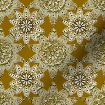 Ornamentation sienna metallic