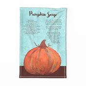 Pumpkin Soup tea towel 