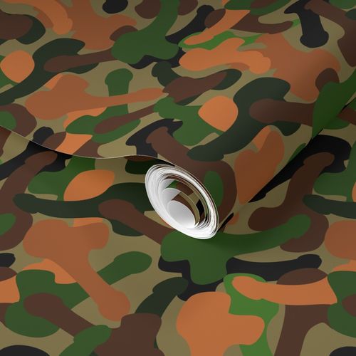 camouflage penis forest | Spoonflower