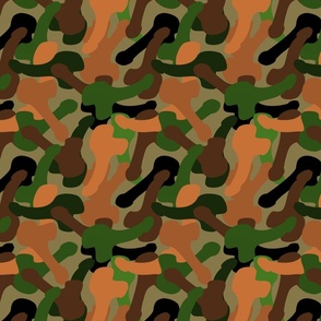 camouflage penis forest