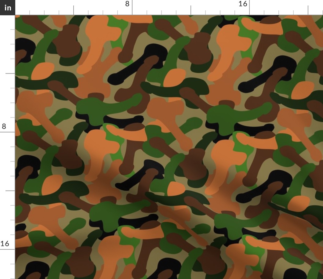 camouflage penis forest