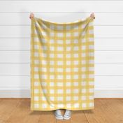 Watercolor Gingham // Butter Yellow