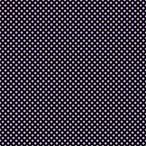 Purple Polka Dots on Black - Out on the Town
