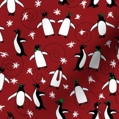 A Merry Penguin Christmas (Red)