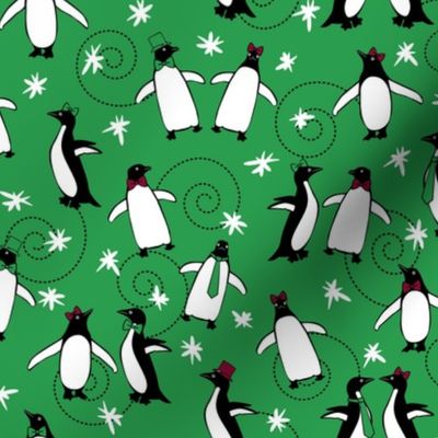 A Merry Penguin Christmas (Green)