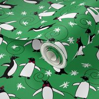 A Merry Penguin Christmas (Green)