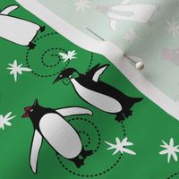 A Merry Penguin Christmas (Green)