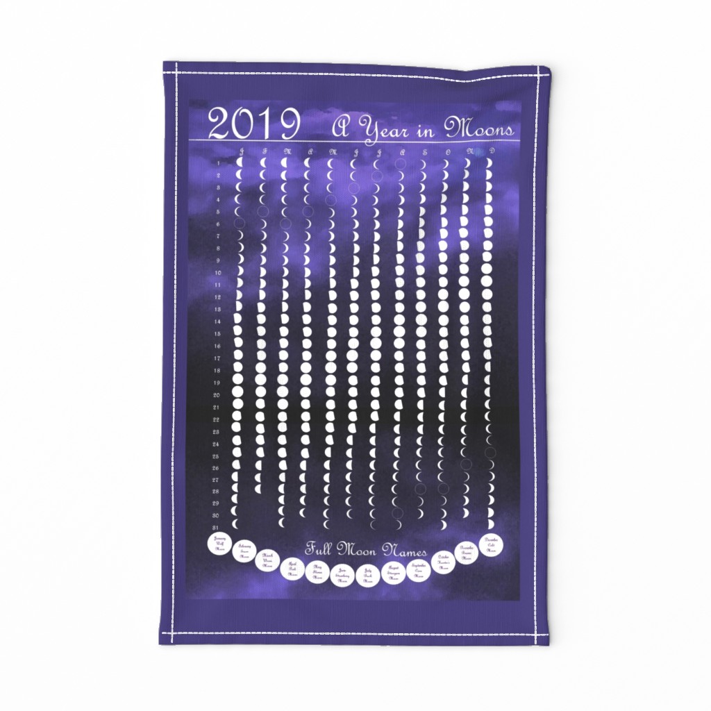 2019 Lunar Tea Towel