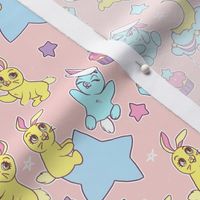 Pastel Anime Bunny Print