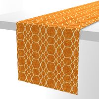 Orange Batik Geometric