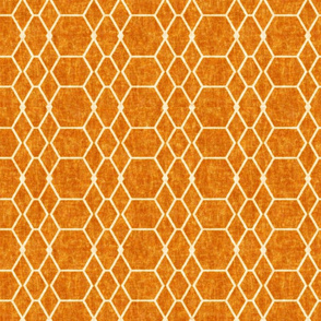 Orange Batik Geometric