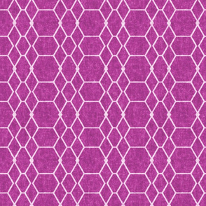 Magenta Batik Geometric